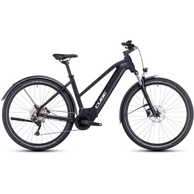 Bicicletta Ibrida Elettrica CUBE NURIDE HYBRID PRO 625 ALLROAD TRAPEZ Nero 2023 0